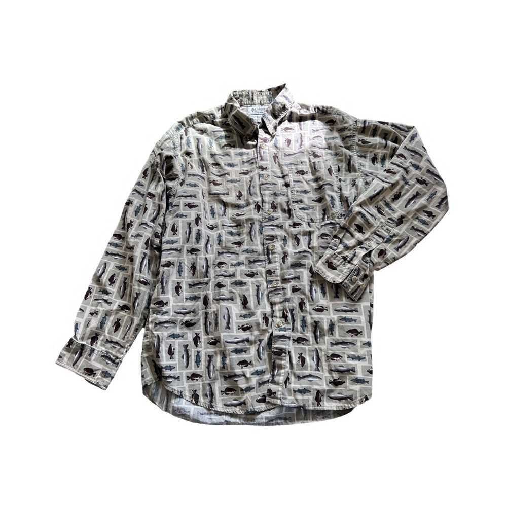 Columbia Fish Pattern Shirt